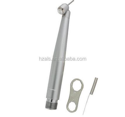 Air Turbine Airotor Dental Handpiece 45 Degree Fiber Optic LED With Ceramic Bearing