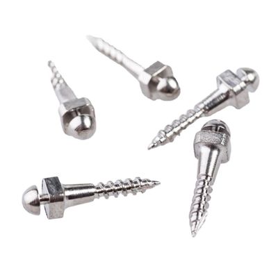 Dental Mini Screw Orthodontics Micro Implant Titanium SS Alloy 1.5mm 2.0mm