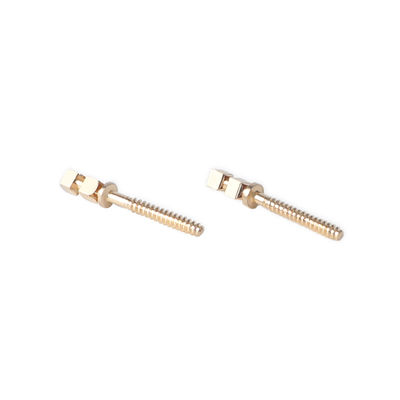 MFDS Standard Teeth Dental Implant Supplies Tapered Screw Post Kit 24k Gold Plated