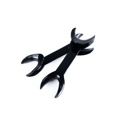 Dental Double Head Cheek Retractor Orthodontic Lip Retractor For Oral Surgery Black White