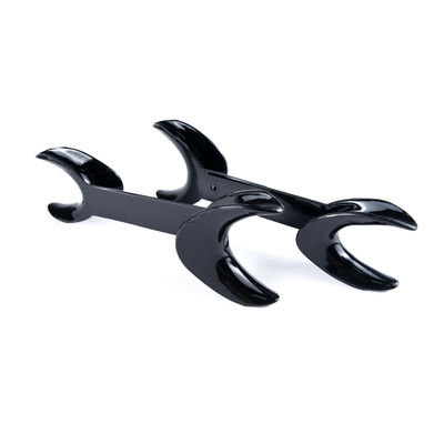 Dental Double Head Cheek Retractor Orthodontic Lip Retractor For Oral Surgery Black White