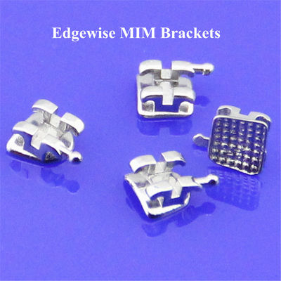 MIM Mini Roth Bracket 2G With Sandblast 0.022 0.018 Slot No Hook 3 WH 345 WH Orthodontic Bracket