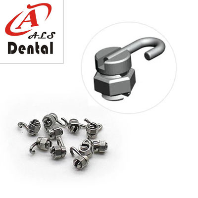 Stop Locks With Hook 5.7mm/3.3mm Orthodontic 20pcs (10L+10R) Stainless Steel Pack