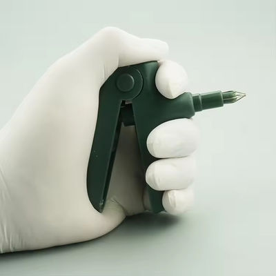 Orthodontic Ligature Gun (Gray & Blue) - Durable and Easy-to-Use Instrument for Efficient Ligature Placement | Good Ortho Supplies