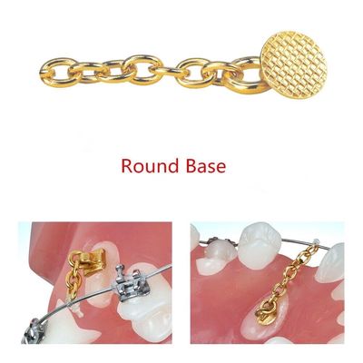Button Chain Orthodontic Supplies | Silver & Golden Colors | Pre-Cut Orthodontic Products for Ortho Kits & Dental Accessories | Professional Ortho Tools