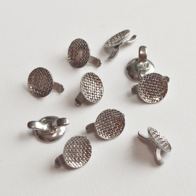 Round Bondable Lingual Button  W/ Small Cleat Mesh Base