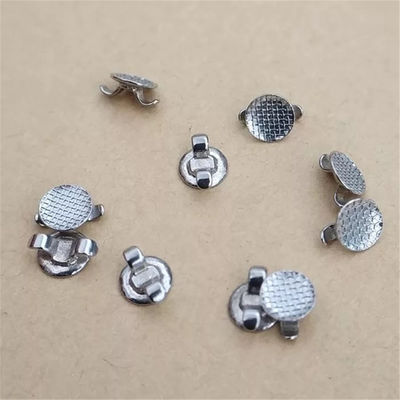 Round Bondable Lingual Button  W/ Small Cleat Mesh Base