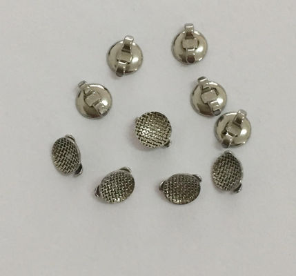 Round Bondable Lingual Button  W/ Small Cleat Mesh Base