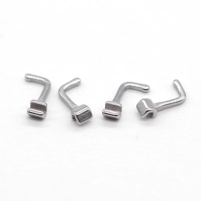 Crimpable Hook with 90 Degree Bending Left Right 10x1 Orthodontic Tool