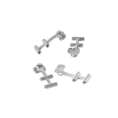 Eruption Eyelet Double Tube Orthodontic Bracket Auxiliary Wire