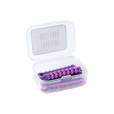 Bicolor Ligature Tie Orthodontic Elastic 20sticks/pk 16pcs/stick 20 Available For Dental Braces