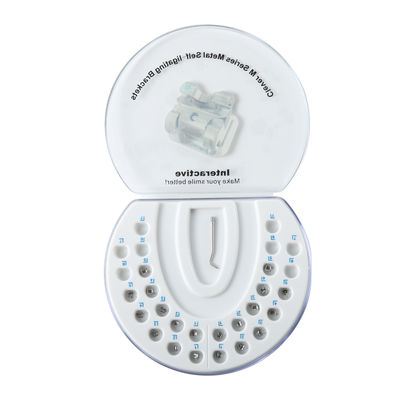Active Self Ligating Roth MBT Bracket 1G 0.022 0.018 Inch No Hook 3 WH 345 WH for Efficient Orthodontic Treatment