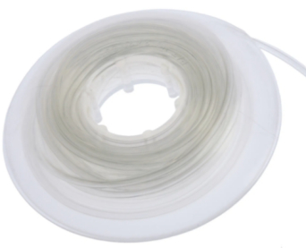 Latex-Free Orthodontic Elastic Thread 25ft Spool Clear Silver 0.020 0.025