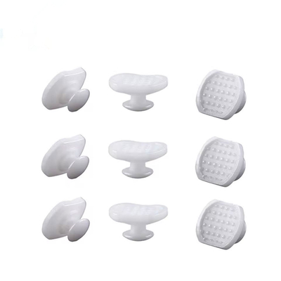 Ceramic Lingual Buttons 10pcs Pack Round or Rectangular