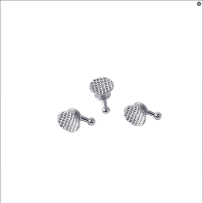 Round Bondable Lingual Buttons with Hook 10 pcs per Pack Orthodontic Bracket Bonding Auxiliary