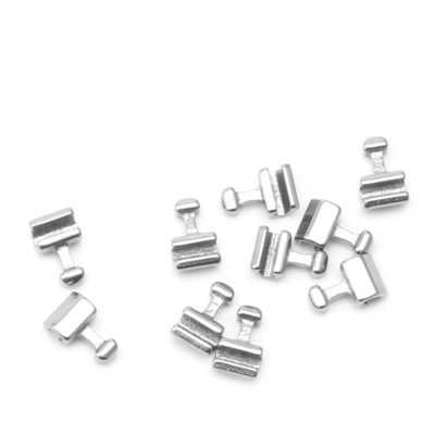 Medical Stainless Steel Crimpable Hook Orthodontic Supply CE ISO Certified 10 Pcs/pack for Various Sizes and Round/Square Shape