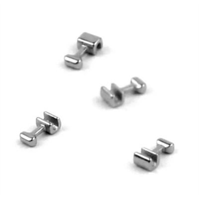 Medical Stainless Steel Crimpable Hook Orthodontic Supply CE ISO Certified 10 Pcs/pack for Various Sizes and Round/Square Shape