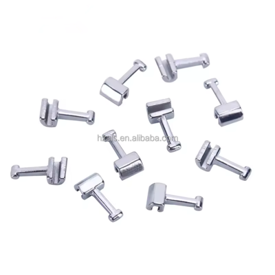 Medical Stainless Steel Crimpable Hook Orthodontic Supply CE ISO Certified 10 Pcs/pack for Various Sizes and Round/Square Shape