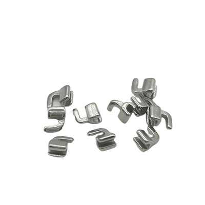 Crimpable Orthodontic Hook with 90 Degree Bending Left and Right Configuration 10 pcs/pk for Elastic Chains