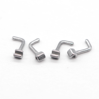 Crimpable Orthodontic Hook with 90 Degree Bending Left and Right Configuration 10 pcs/pk for Elastic Chains