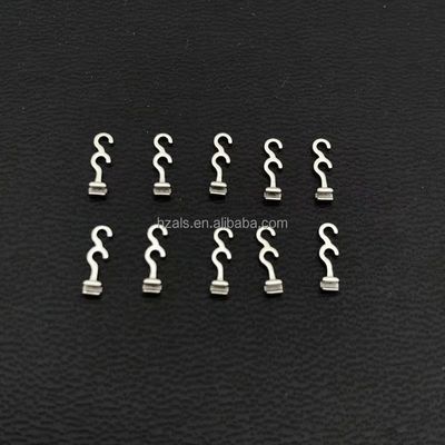 Long Curved Crimpable Hook Left Right 10 pcs/pk 7mm Common 4.5mm 5.3mm