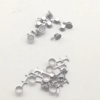 Bondable Double Hooks Lingual Buttons 7mm Common 10 pcs pk Orthodontic Buttons Dental Orthodontics Bracket