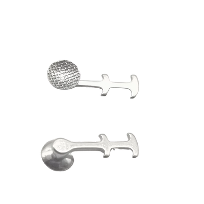 Bondable Double Hooks Lingual Buttons 7mm Common 10 pcs pk Orthodontic Buttons Dental Orthodontics Bracket
