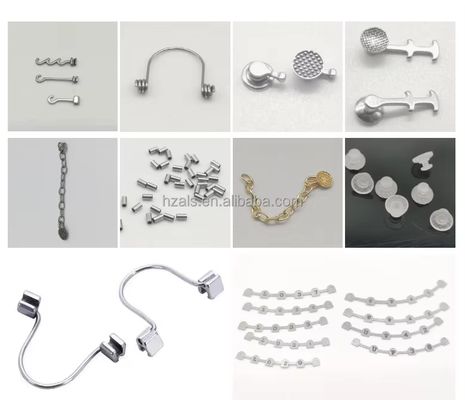 Bondable Sliding Crimpable Hook Rectangular Base 4.5 5.3mm 10 pcs pk Orthodontic Bracket