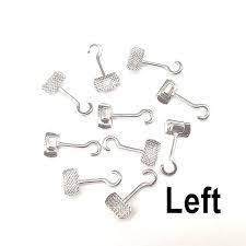 Bondable Sliding Crimpable Hook Rectangular Base 4.5 5.3mm 10 pcs pk Orthodontic Bracket