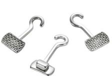 Bondable Sliding Crimpable Hook Rectangular Base 4.5 5.3mm 10 pcs pk Orthodontic Bracket