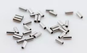 Crimpable MINI Stops Large 0.8mm Small 0.5mm 10 pcs/pk