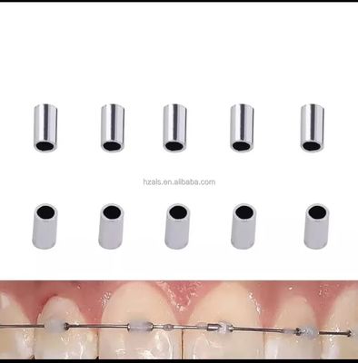 Crimpable MINI Stops Large 0.8mm Small 0.5mm 10 pcs/pk