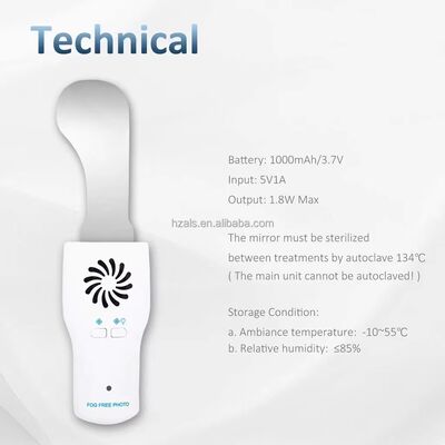 LED Light Anti Fog SS Double Side Dental Mirror 4 Pieces per Pack Dental Examination Tool