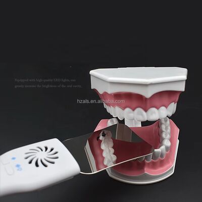 LED Light Anti Fog SS Double Side Dental Mirror 4 Pieces per Pack Dental Examination Tool