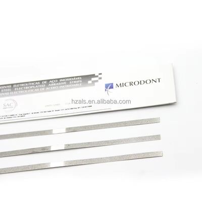 Microdont Brand SS Abrasive Strips Double and Single Side 12 Pc Pk Stainless Steel Dental Polishing Strips