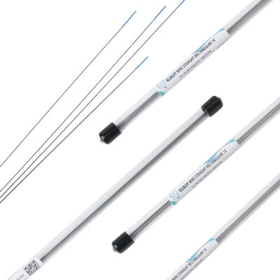 Elgiloy Wire Orthodontic Archwire Sizes 16x22 17x25 18x25 19x25 For Braces Treatment