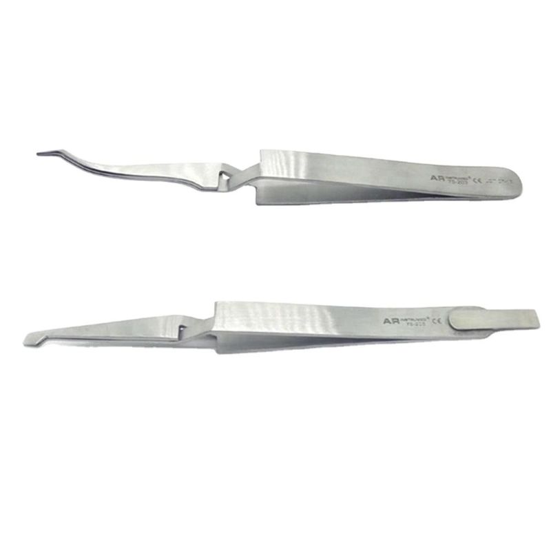 Easy Access Metal Orthodontic Buccal Tube Tweezer For Bracket Holders