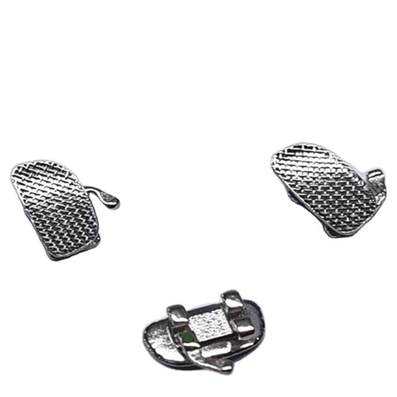 Stainless Steel Hot Dental Ortodoncia Orthodontic Molar Bracket Slot 0.022 Roth Bracket with 80 Gauge Mesh Base Shelf Life 2 Years
