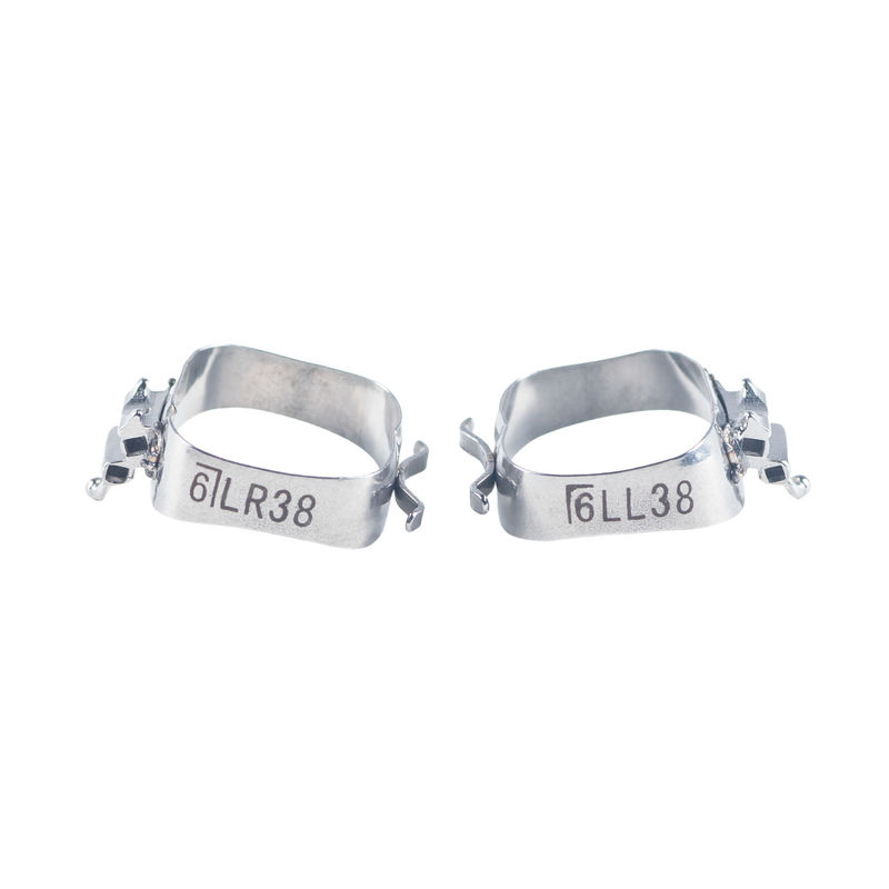 Stainless Steel Molar Band Ring Braces Buccal Tube Orthodontic OEM