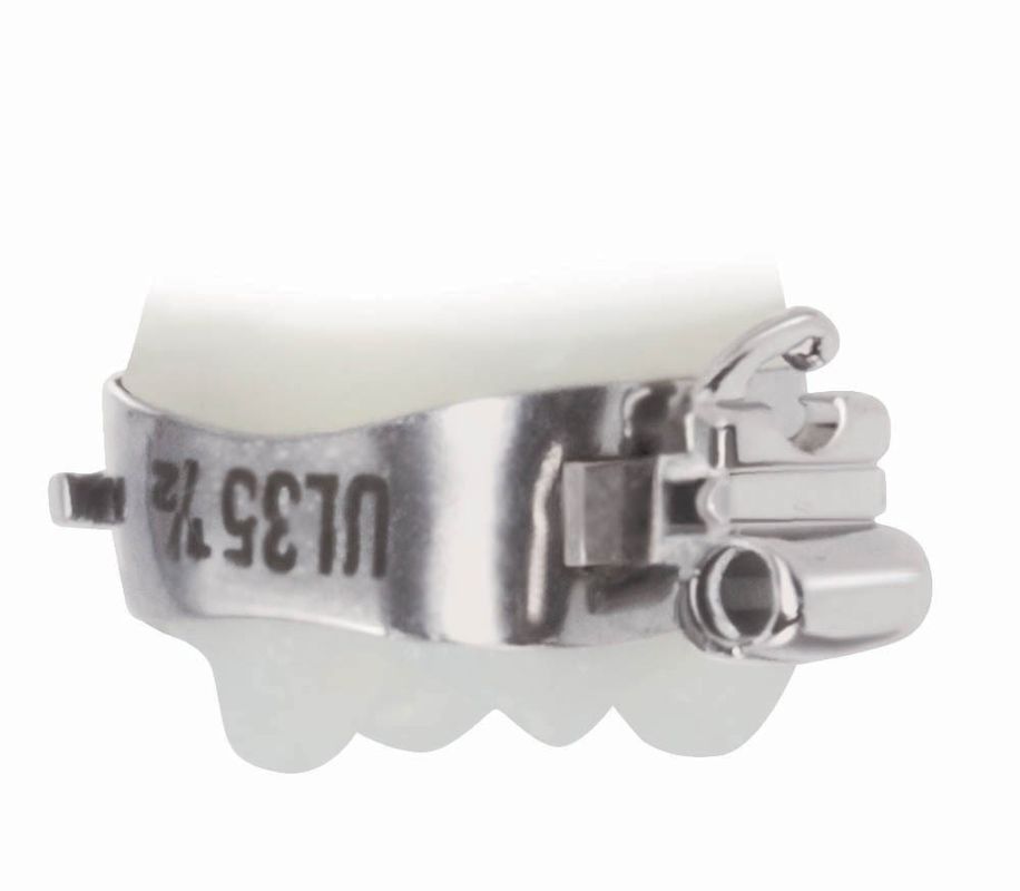 Plain Dental Orthodontic Molar Band With U1L1 Triple Tube M Series