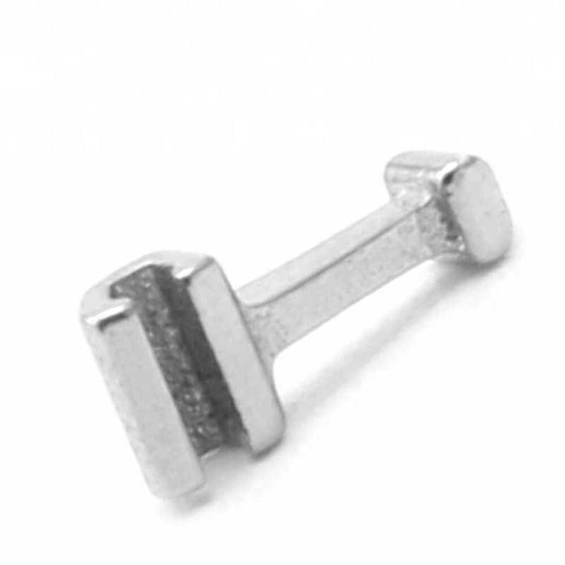 Import Medical Stainless Steel Dental Ortho Ortodoncia Standard Crimpable Hook 10pcs per Pack 2024 for Dental Procedures