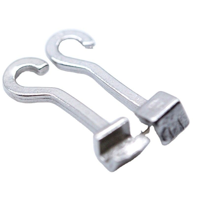 Manual Dental Orthodontic Crimpable Hooks Surgical Hooks Question Mark Shape Right and Left 10pcs/pack ISO CE Certified