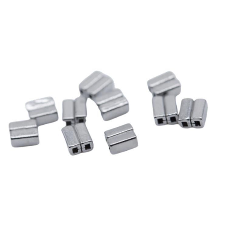 Dental Orthodontic Crimpable Hook Cross Tube/Double Tube Split Sliding Hooks for Arch Wires Shelf Life 2 Years A Grade