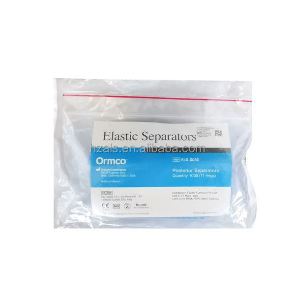 Manual Power Source Dental Orthodontics Separators Elastic 1000pcs/pk Super Elastic Item Code 640-0080