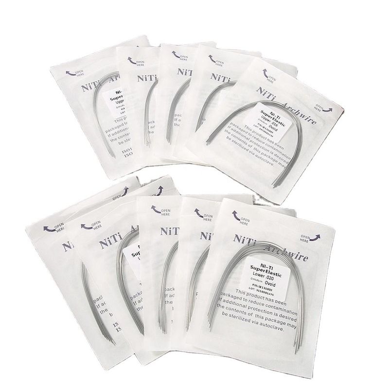 Rectangular Stainless Steel Dental Areal Arch Wire and Super Elastic for Dental Orthodontic Needs