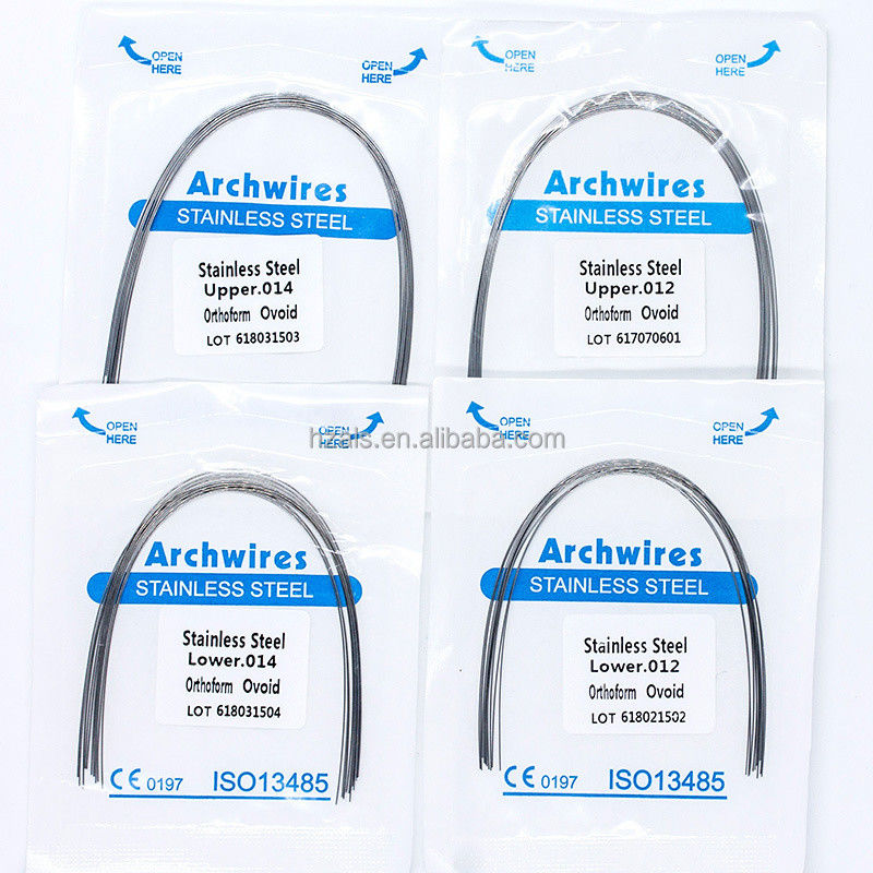 Instrument classification Class II Dental Archwire Stainless Steel Archwire for Orthodontic Treatment