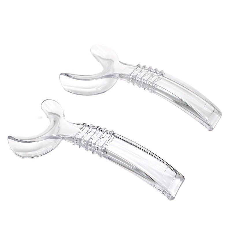 Professional Intraoral Cheek Tongue Retractor Mouth Spreader Lip Opener in Blue and Pink for Dental