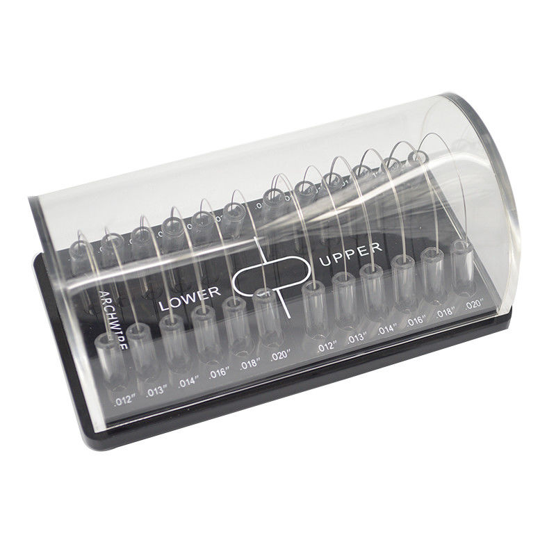 Power Source Dental Acrylic Organizer Holder Case Orthodontic Preformed Archwire Box Clear Cover
