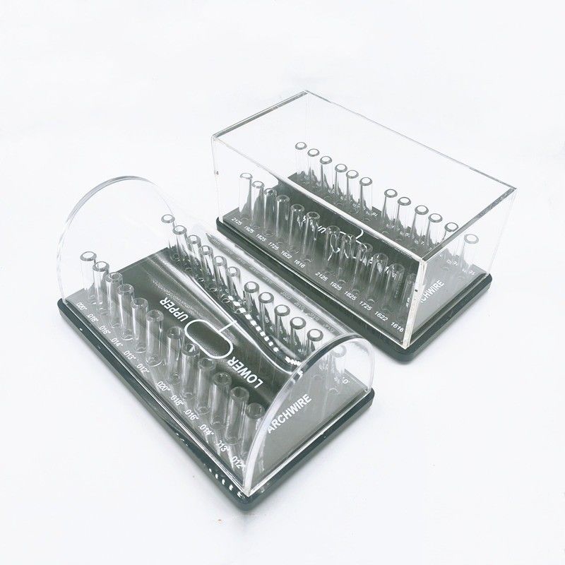 Dental Arch Wire Holder Round Archwire Box with Transparent Display for 2024 and Dental Equipment Industry