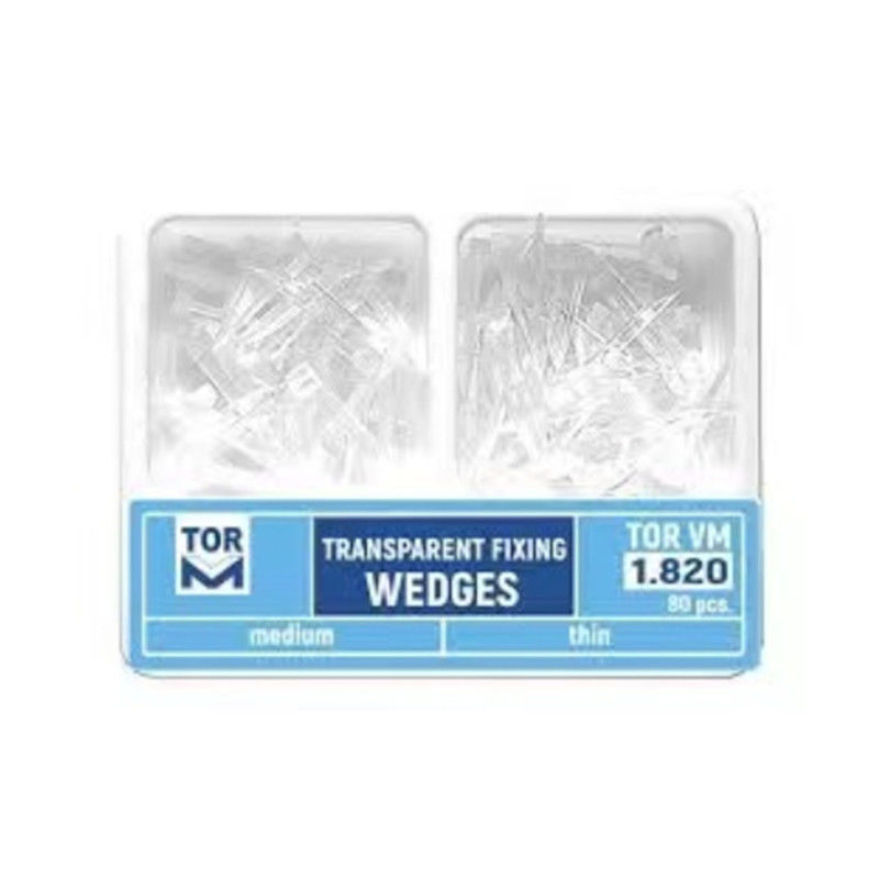 Manual Fixing Transparent Wedges Thin and Medium Wedge 2 Types No. 1.810 Kit 40 pcs. TOP BM for Dental Professionals